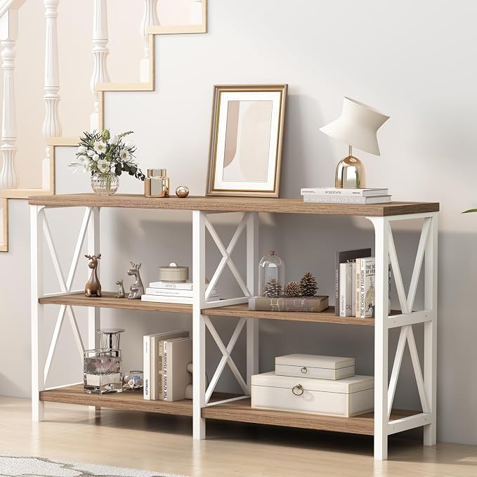 White and Rustic Oak