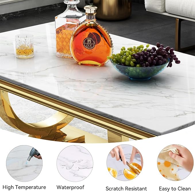 White Gold-coffee Table