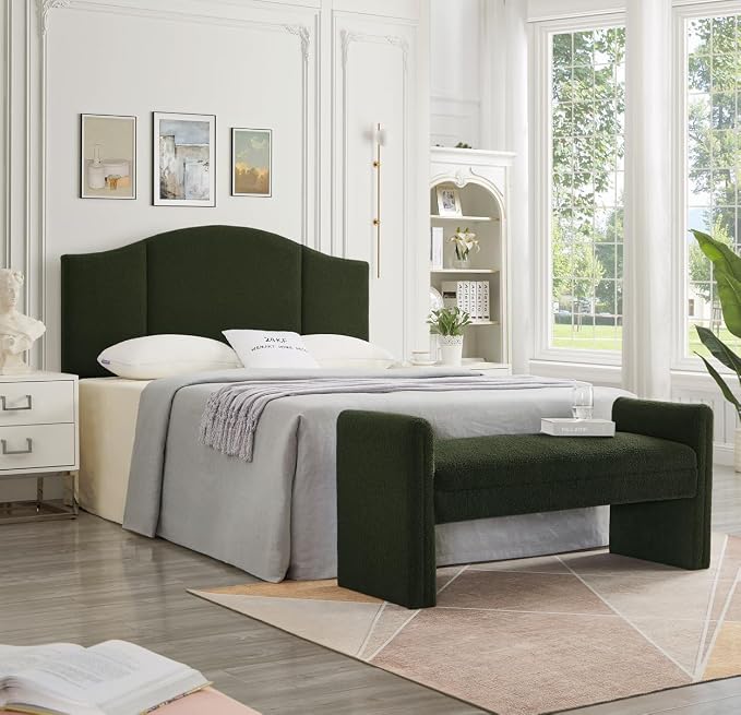 Dark Green Teddy Bench