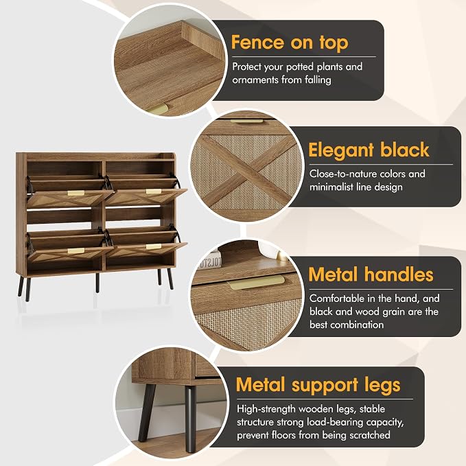 Rustic Oak Rattan
