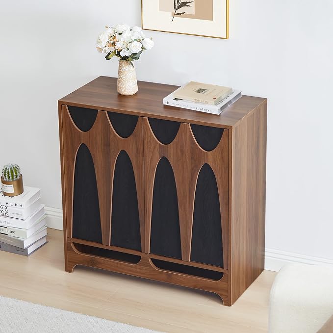 Walnut and Black