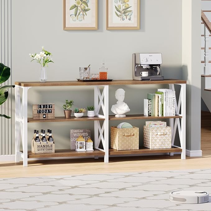 White and Rustic Oak