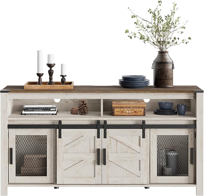 Rustic Oak and White