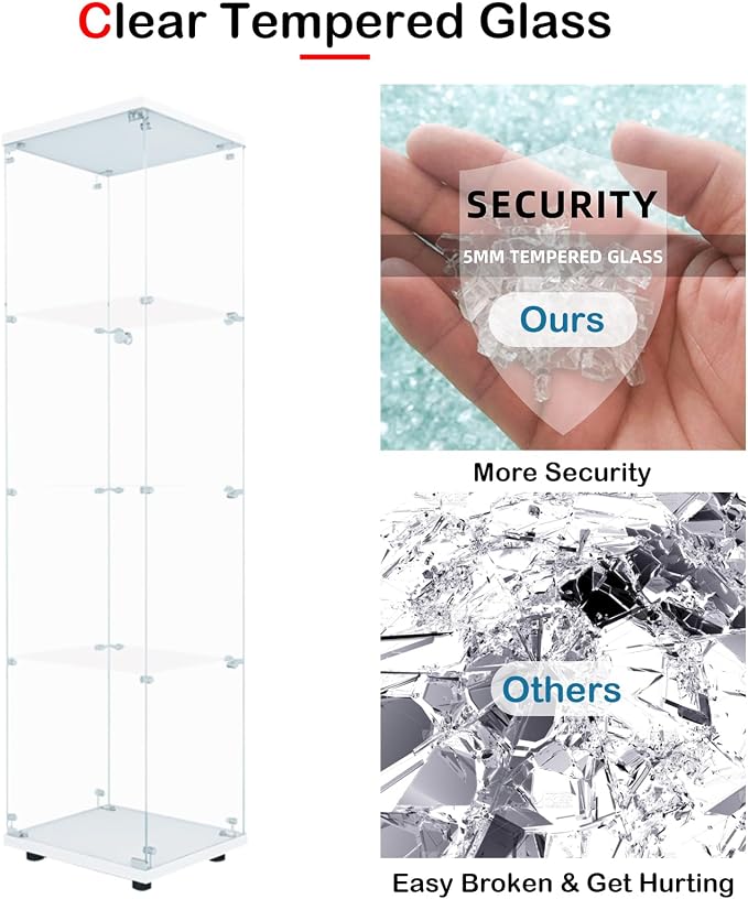 White - 4 Shelves(led)