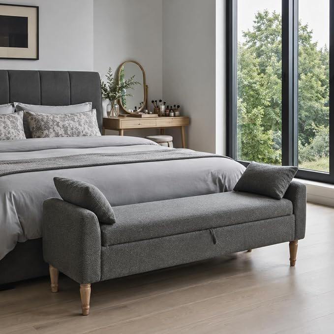 Dark Grey - Wood Legs