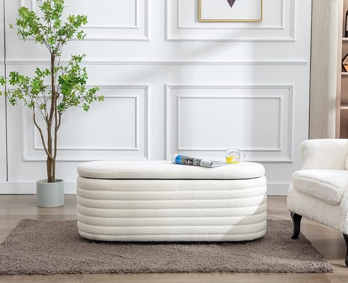 Oval- Fur White