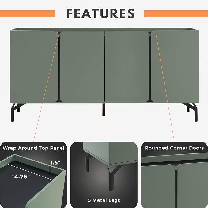 Sage Green & Black