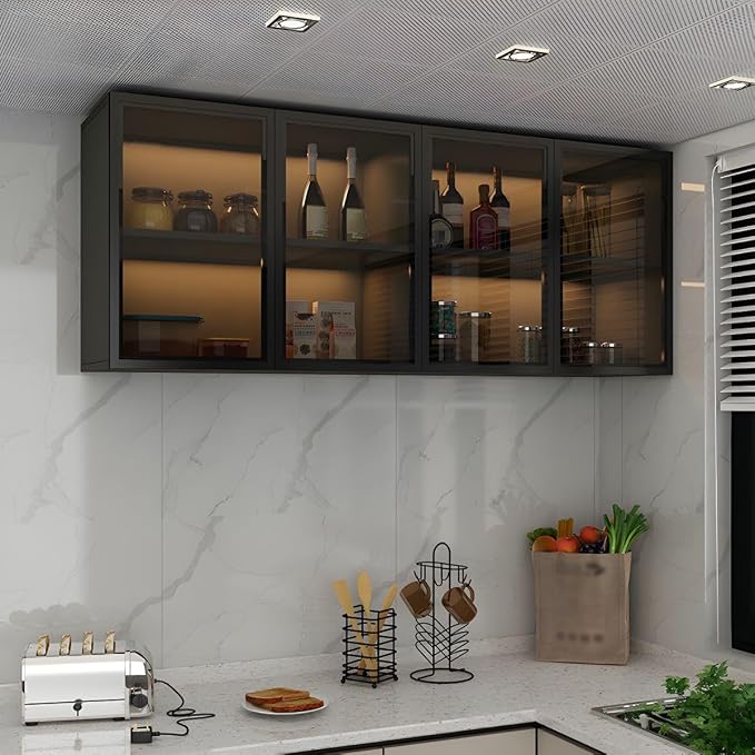 Gray Black Frame-brown Glass
