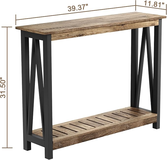 Rustic Oak & Black