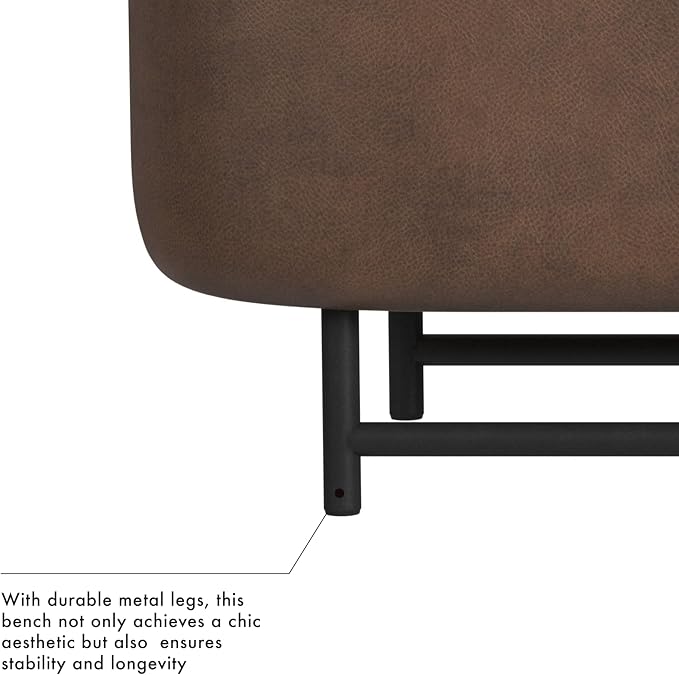 Brown Faux Leather