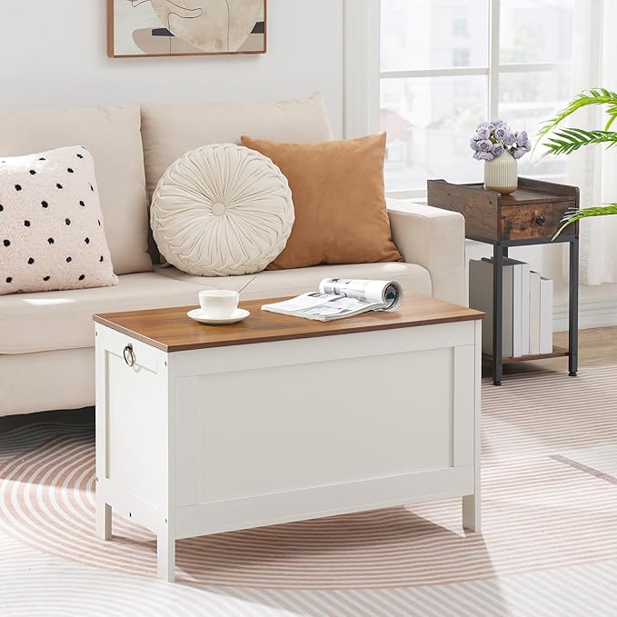 White + Walnut