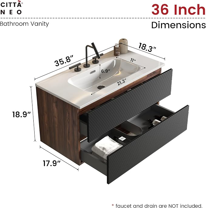 Walnut+black / 3 Holes