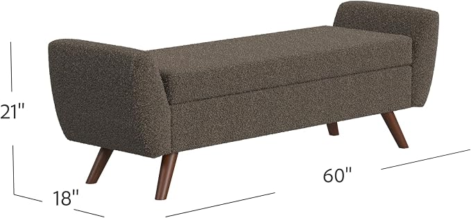 Dark Brown Boucle