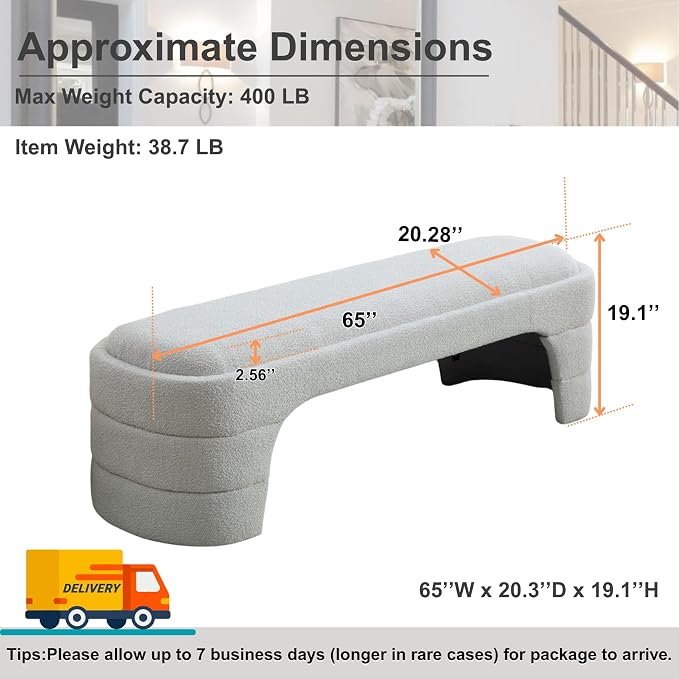Light Grey 65''w