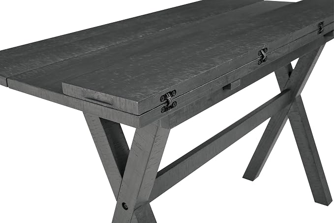 Distressed Washed Grey Finish