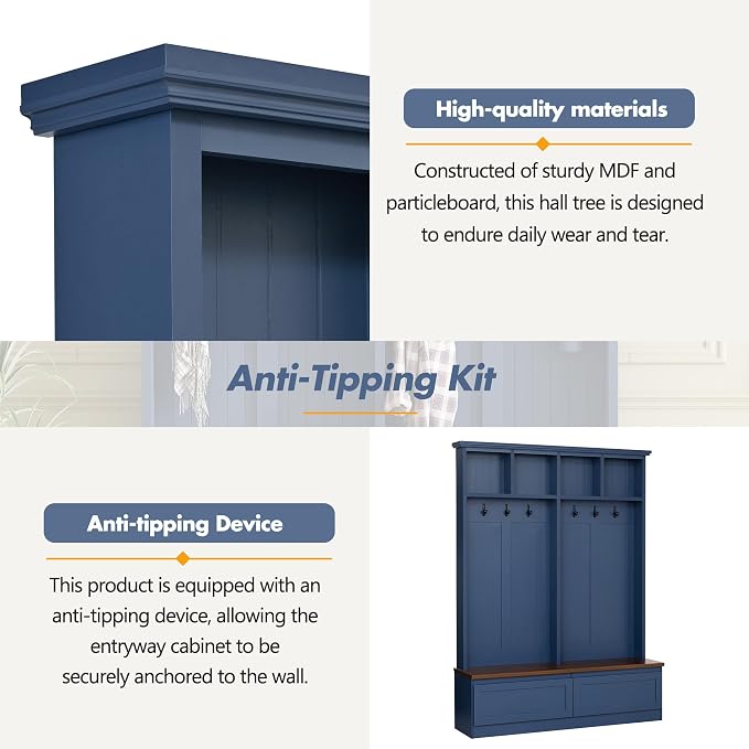 Blue/Coat Rack