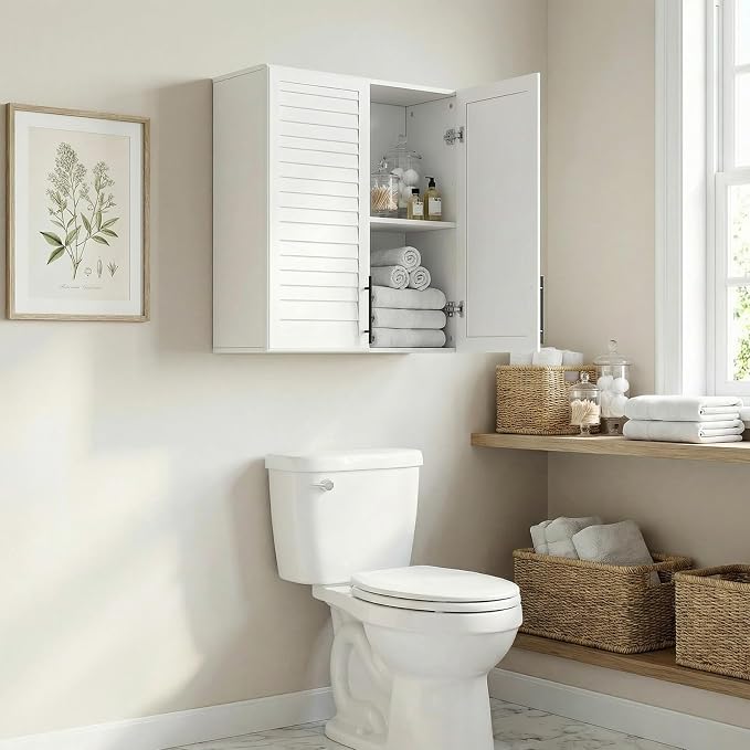 White Louvered