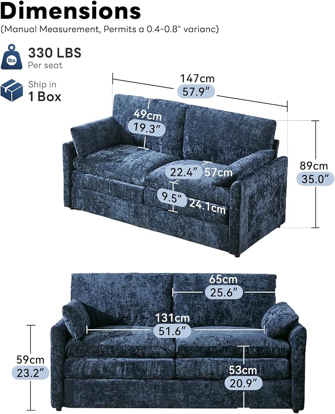 Chenille-blue