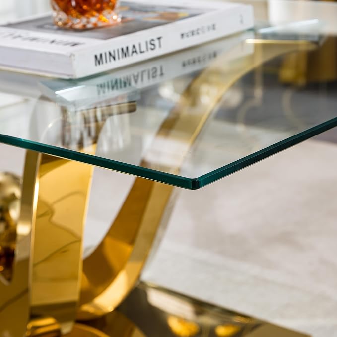 Gold End Table