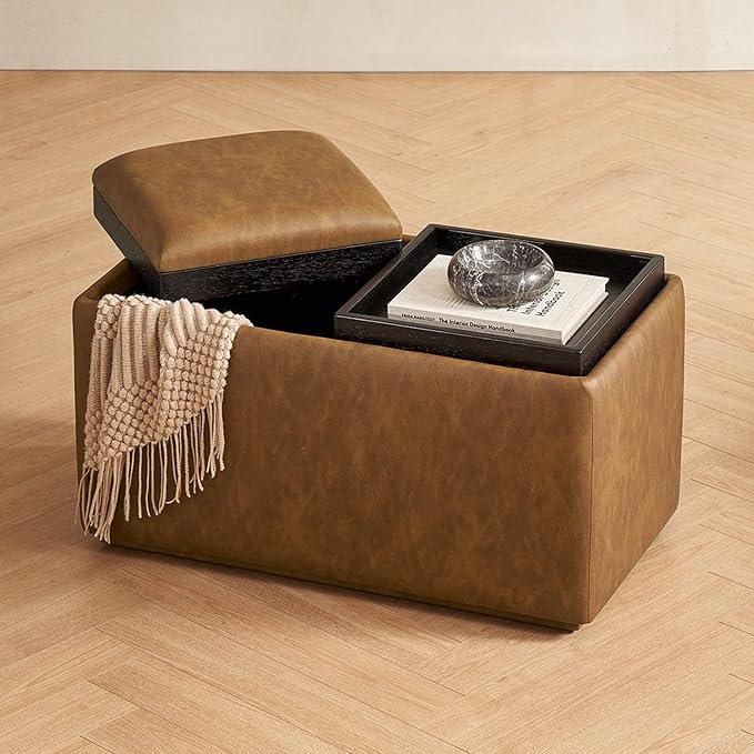 Brown Pu Leather, Rect.
