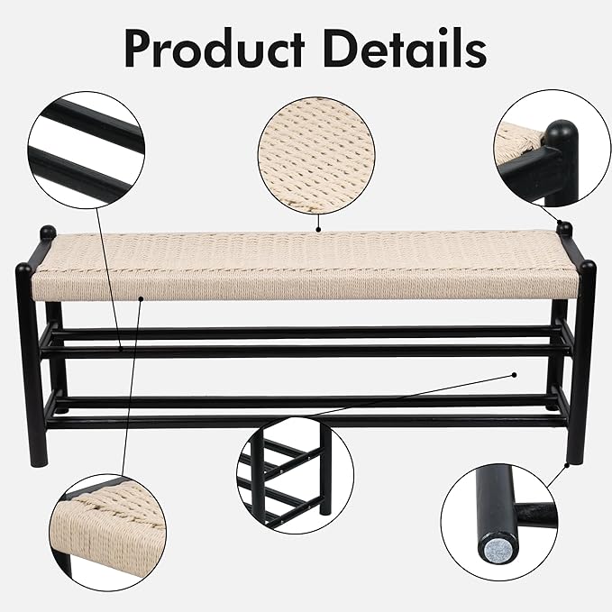 Black-3 Tier(rope Seat)
