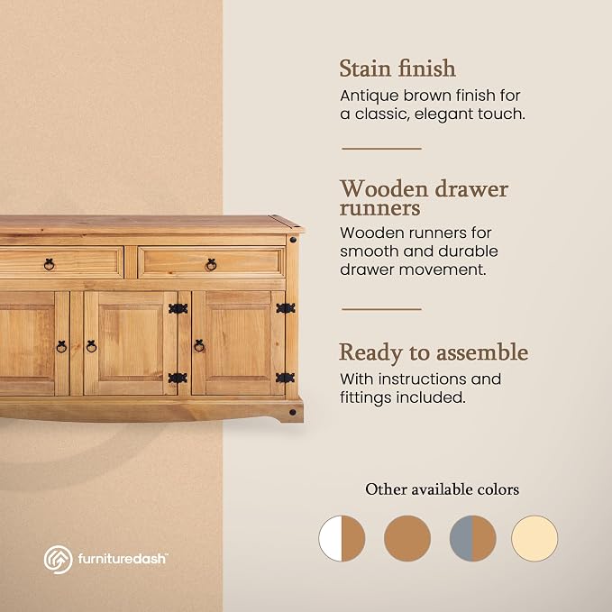 Antique Brown Color Stain.