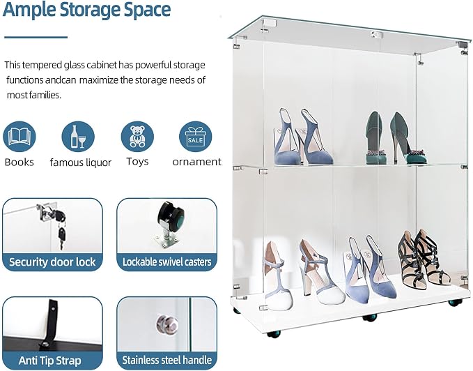 2 Shelf &2 Door-white