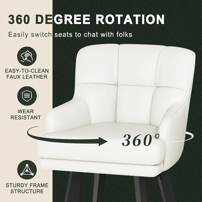 White- Faux Leather