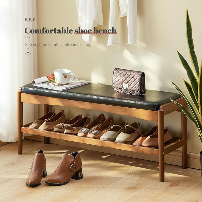 Black Bench Top+brown Frame