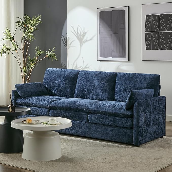 Chenille-blue