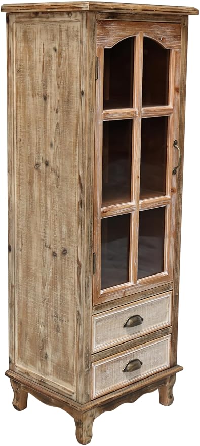 Glass Door- Antique Natural