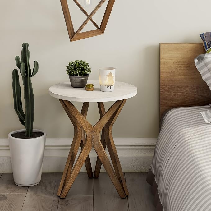 White & Walnut