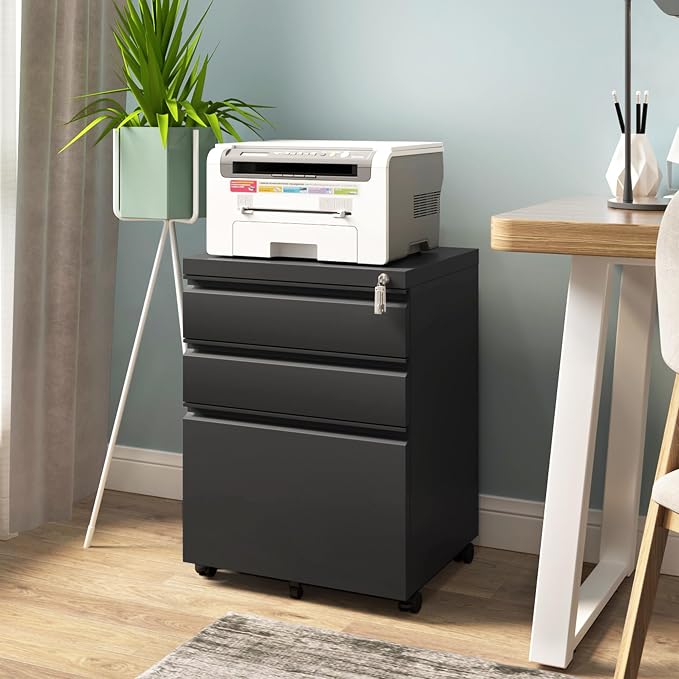 Black 3-drawer