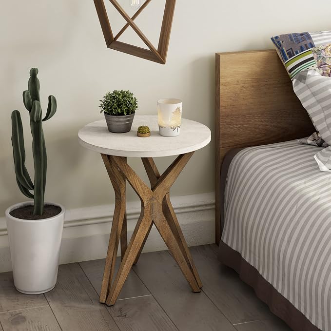 White & Walnut