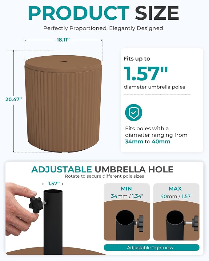 Brown（umbrella Hole）