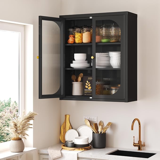 Black-tempered Glass Doors
