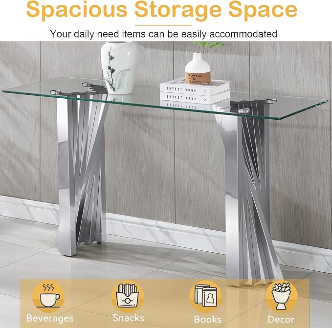 Silver-console Table