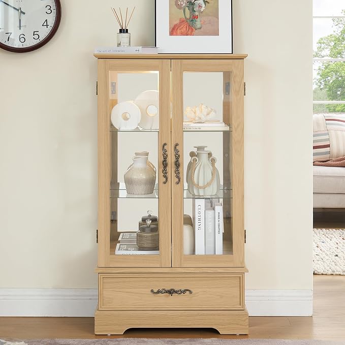 C-light Oak-with 1 Drawer