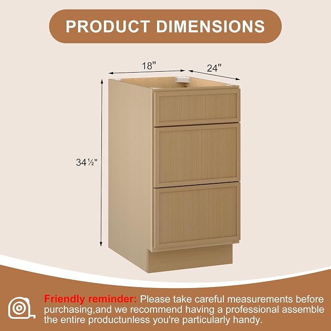 Natural With 3drawers