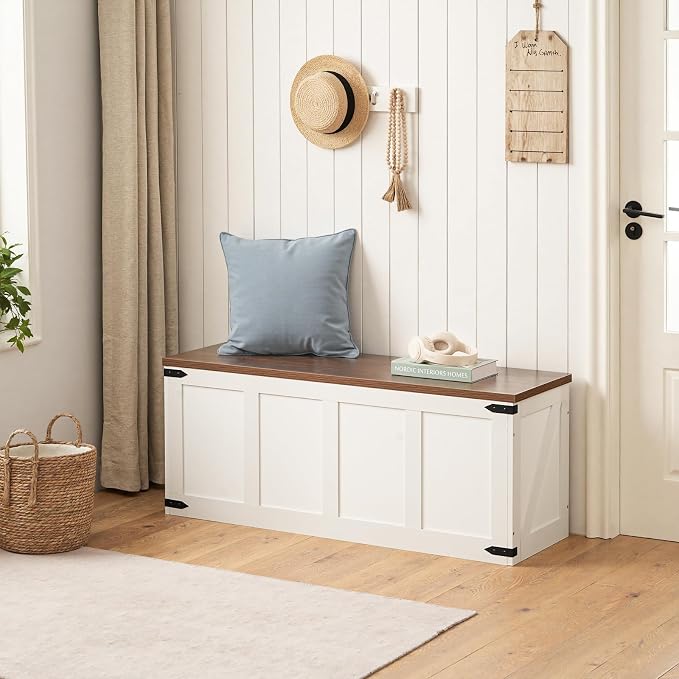 White + Walnut
