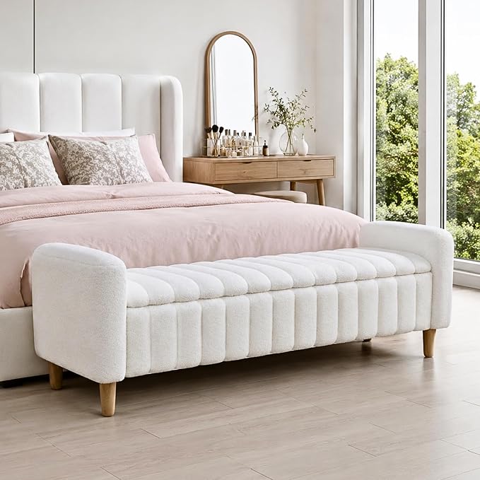 Teddy Fabric Ribbed - Ivory