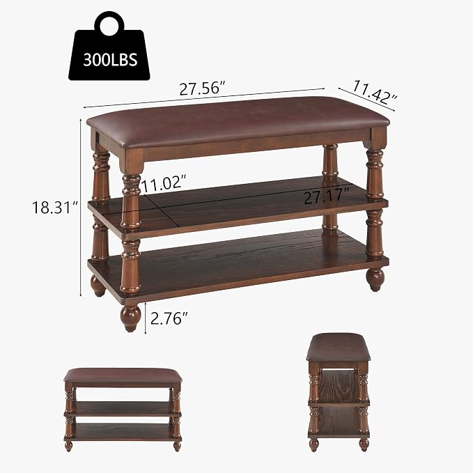 Walnut Leg & Wine Red
