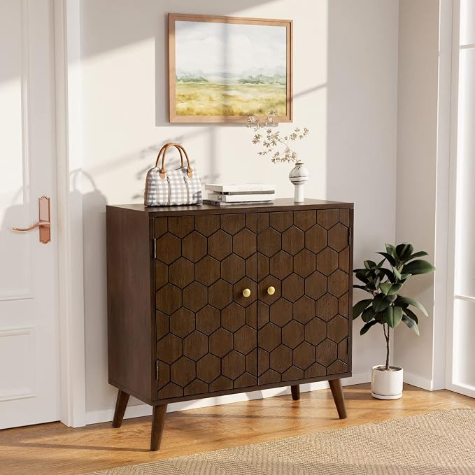 Brown Honeycomb Pattern