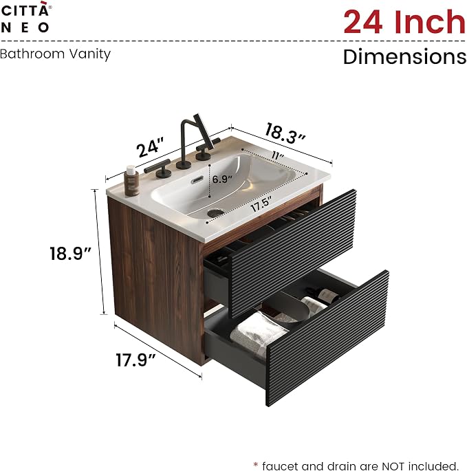 Walnut+black / 3 Holes
