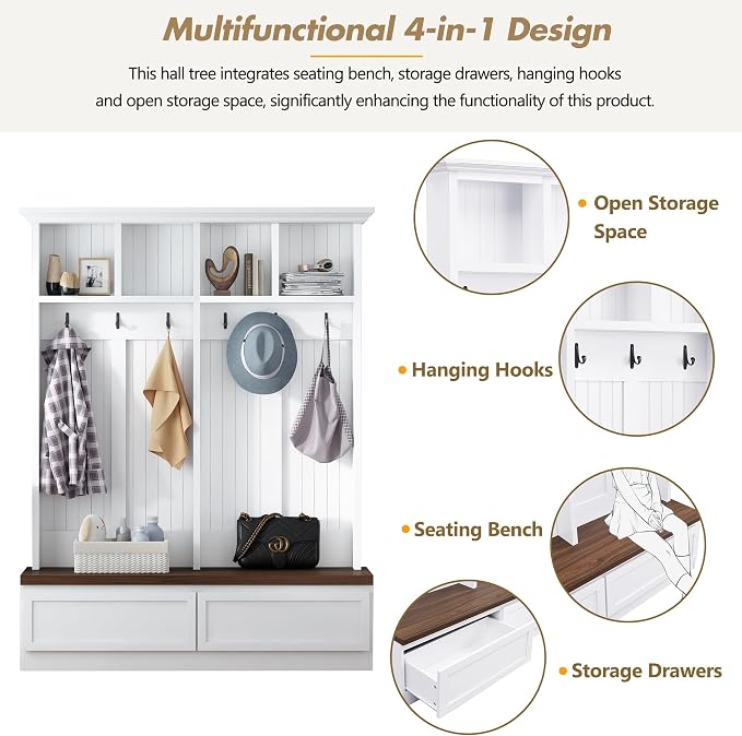 White/Coat Rack