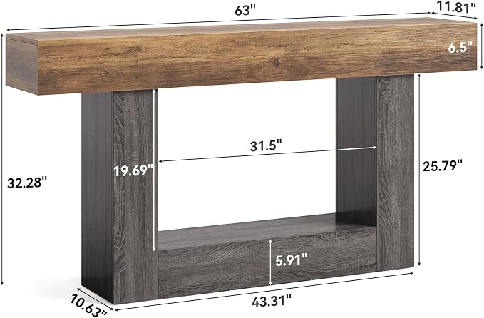 Rustic Brown and Grey