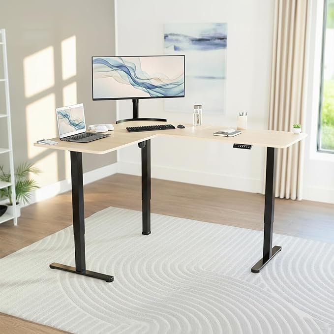 Light Wood Top / Black Frame