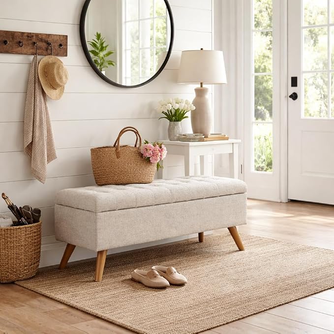 Textured Cream Fabric