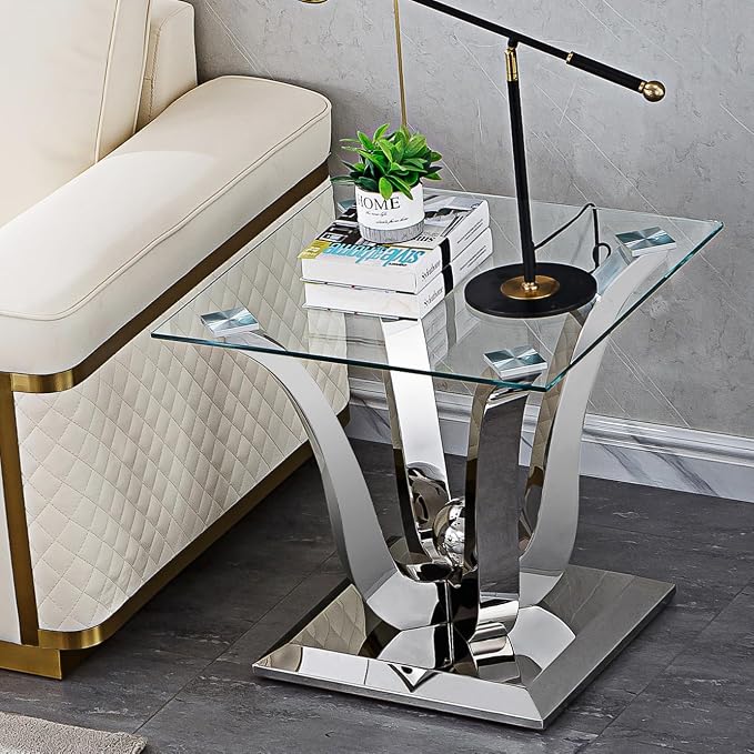 Silver End Table