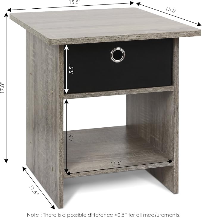 French Oak Grey/Black
